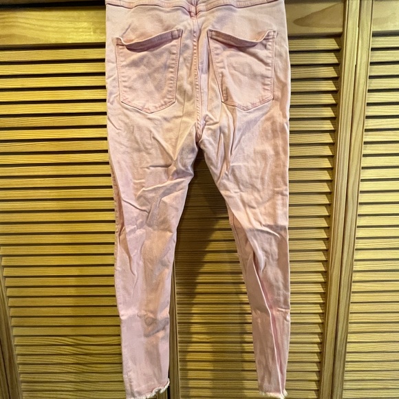 Pink women’s Zara skinny jeans stretch size 6 - Picture 4 of 5
